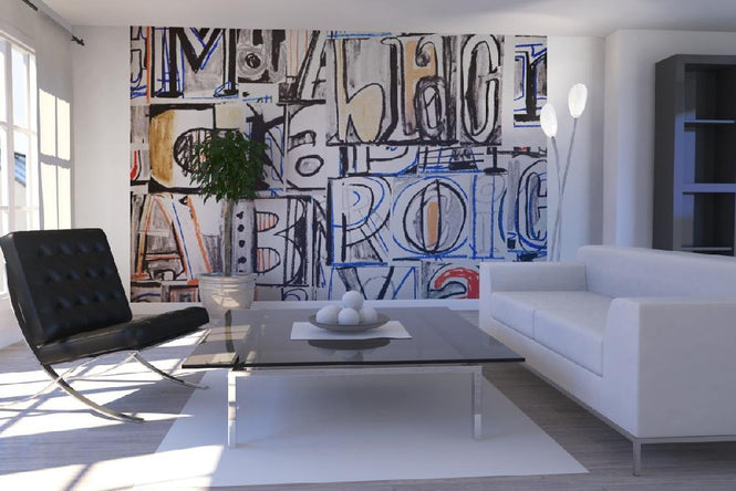 PHOTOWALL / Funky Letter Graffiti (e20747)