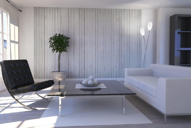 PHOTOWALL / Whitewash Wood (e20951)