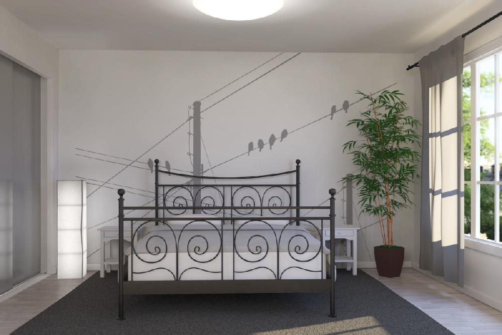 PHOTOWALL / Powerlines - Grey (e20984) | 輸入壁紙専門店 WALPA