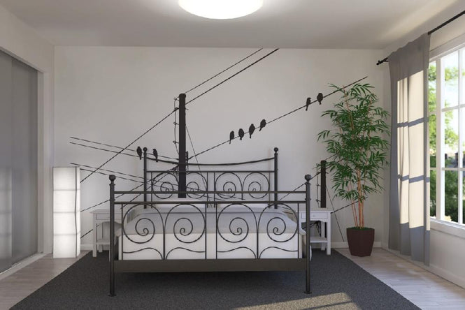 PHOTOWALL / Powerlines - Black (e20985)