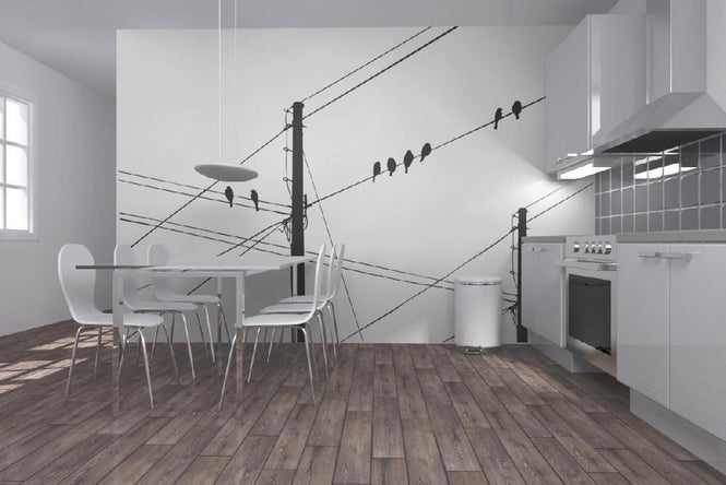 PHOTOWALL / Powerlines - Black (e20985)