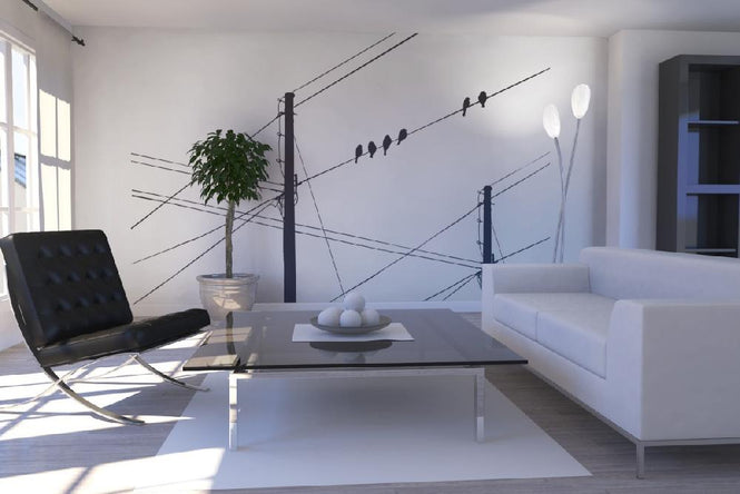 PHOTOWALL / Powerlines - Black (e20985)