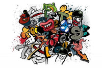 PHOTOWALL / Graffiti Elements (e21044) | 輸入壁紙専門店 WALPA