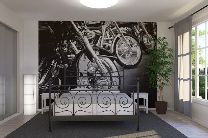 PHOTOWALL / Bikes in a Row (e21118)