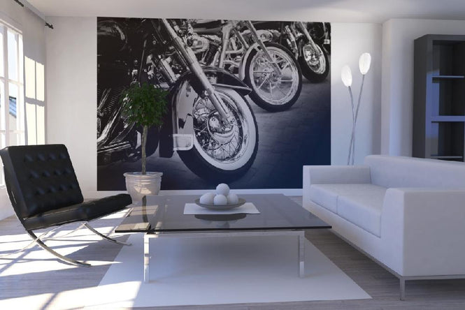 PHOTOWALL / Bikes in a Row (e21118)