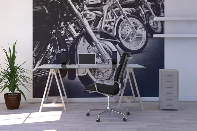 PHOTOWALL / Bikes in a Row (e21118)