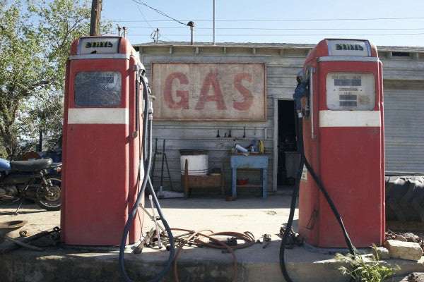 PHOTOWALL / Retro Gas Pumps (e21318)