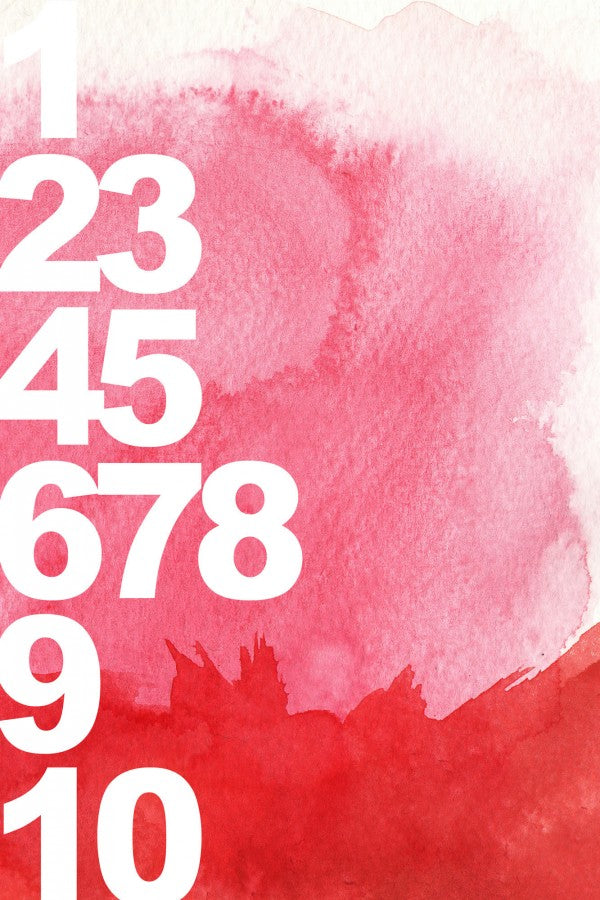 PHOTOWALL / Numbers Background (e21327)