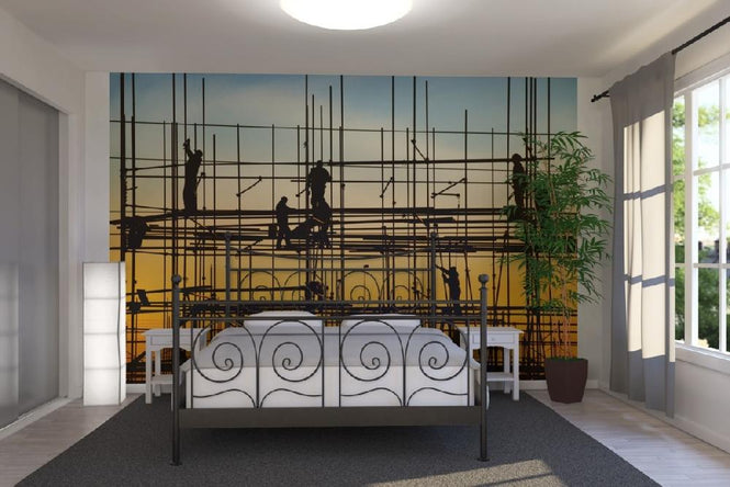PHOTOWALL / Construction Silhouettes (e21349)