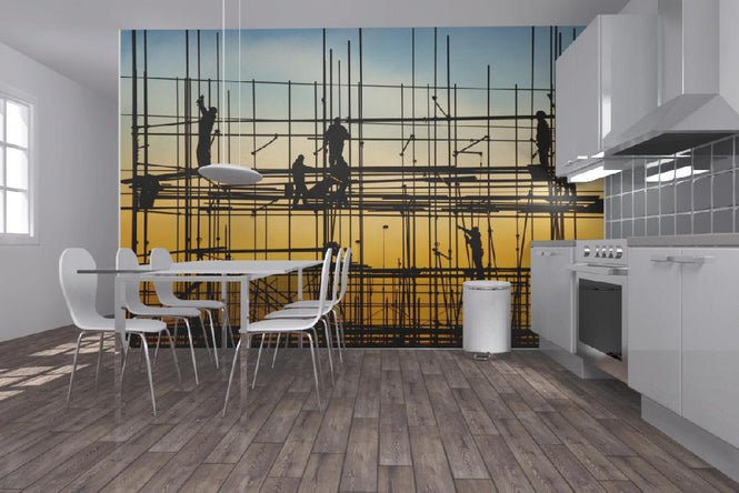 PHOTOWALL / Construction Silhouettes (e21349)