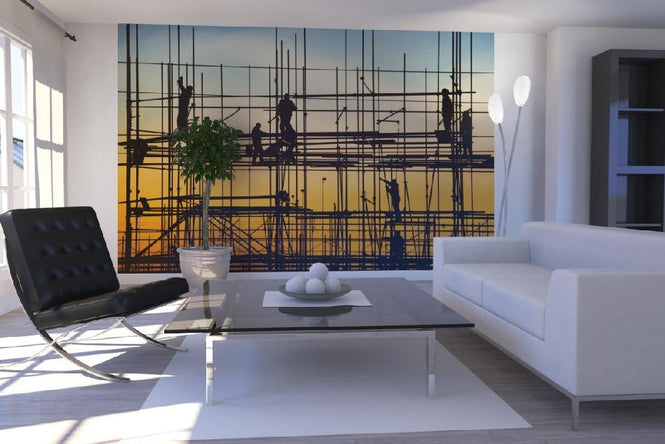 PHOTOWALL / Construction Silhouettes (e21349)