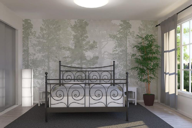PHOTOWALL / Weaving Wood Cool Green (e21499)
