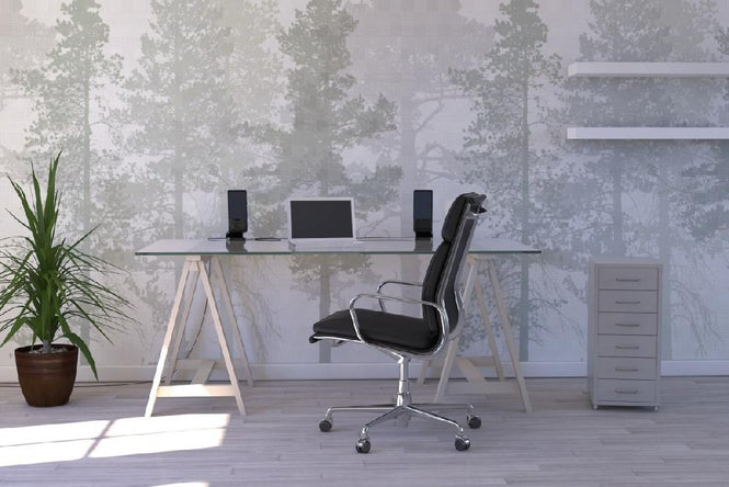 PHOTOWALL / Weaving Wood Cool Green (e21499)