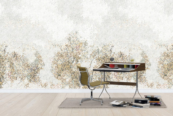 PHOTOWALL / Mosaic Forest - Golden (e21513)