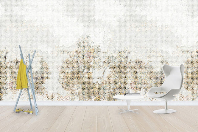 PHOTOWALL / Mosaic Forest - Golden (e21513)
