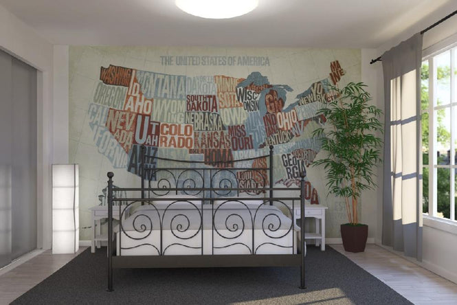 PHOTOWALL / USA Modern Blue (e21553)