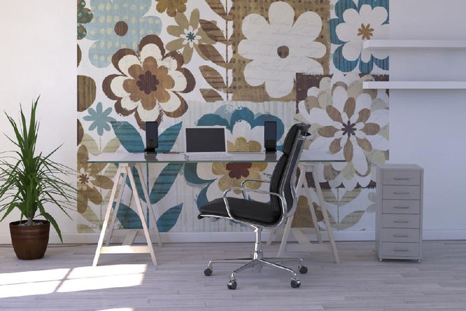 PHOTOWALL / Happy Daisy Blue (e21563)