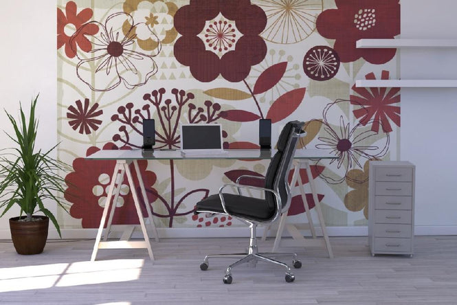 PHOTOWALL / Floral Pop I (e21584)