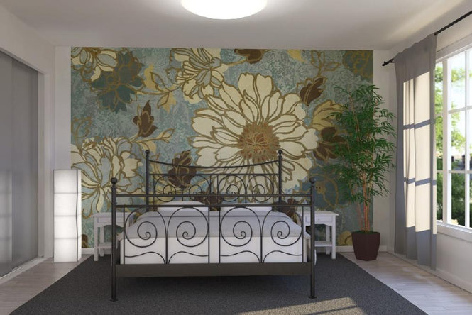 PHOTOWALL / Sophias Flowers Blue (e21615)