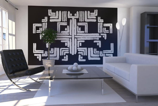 PHOTOWALL / Tribe Black White (e21846)
