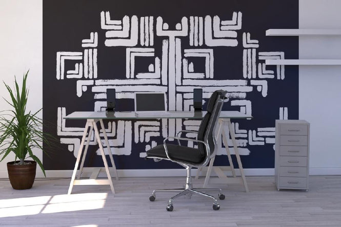 PHOTOWALL / Tribe Black White (e21846)