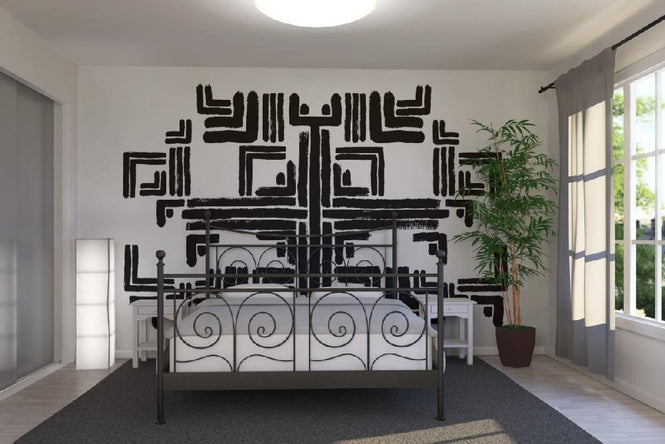 PHOTOWALL / Tribe White Black (e21847)