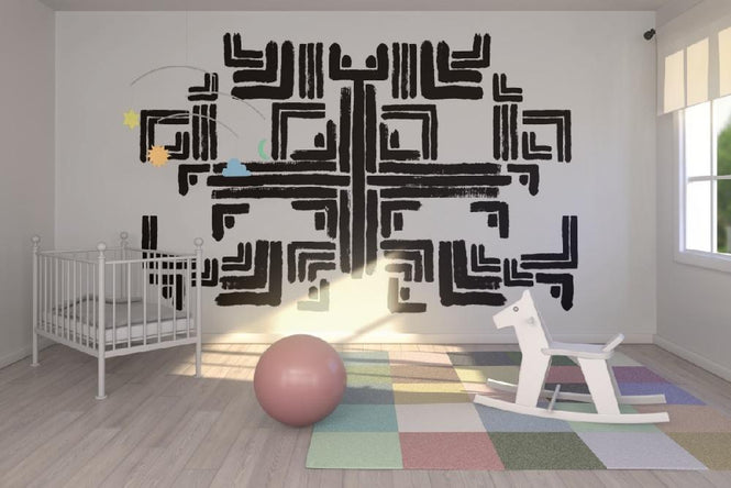 PHOTOWALL / Tribe White Black (e21847)