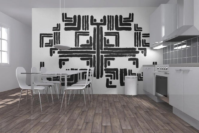 PHOTOWALL / Tribe White Black (e21847)