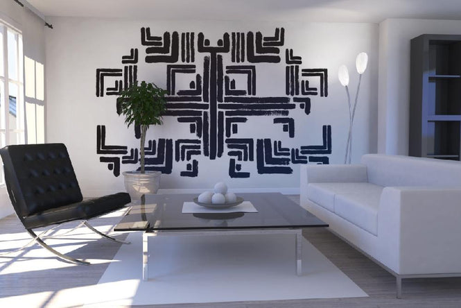 PHOTOWALL / Tribe White Black (e21847)