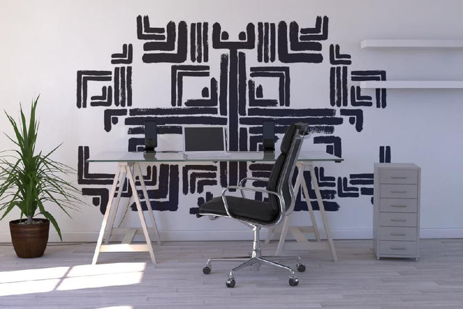 PHOTOWALL / Tribe White Black (e21847)