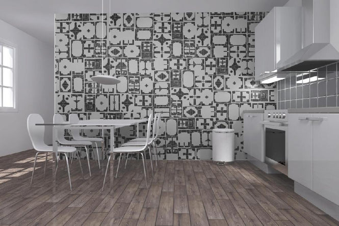 PHOTOWALL / Stained Black Grey (e21855)