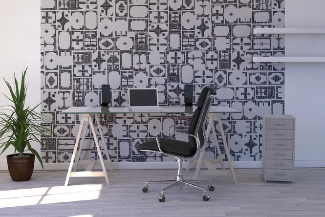 PHOTOWALL / Stained Black Grey (e21855)
