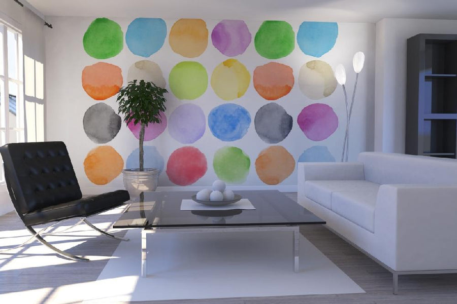 PHOTOWALL / Watercolour Dots (e21930)