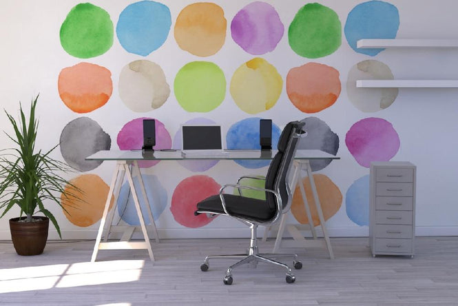 PHOTOWALL / Watercolour Dots (e21930)