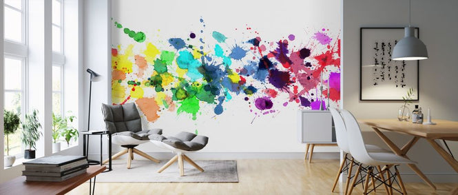 PHOTOWALL / Watercolour Rainbow (e21934)