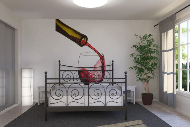 PHOTOWALL / Red Wine Pour (e21965)