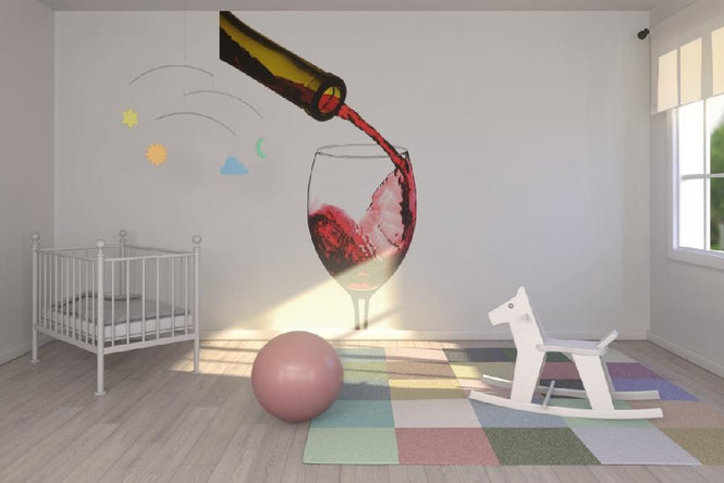 PHOTOWALL / Red Wine Pour (e21965)