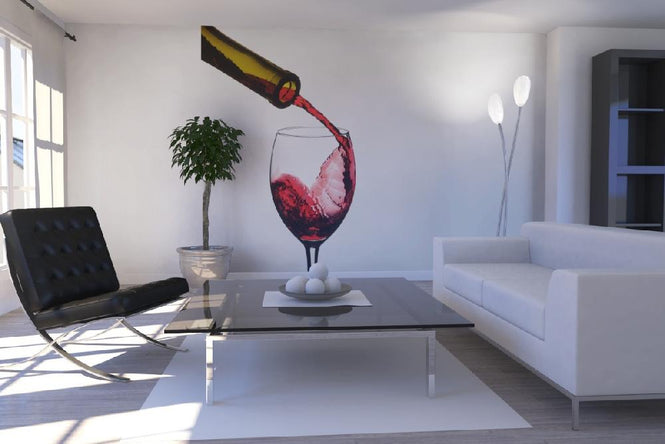 PHOTOWALL / Red Wine Pour (e21965)