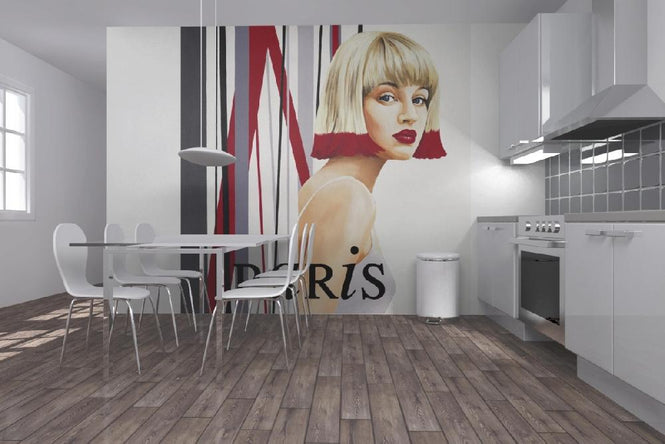 PHOTOWALL / Femme Cheveux Rouges (e22072)