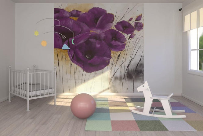 PHOTOWALL / Pavot violet IV (e22129)