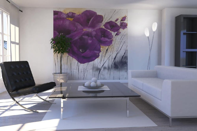 PHOTOWALL / Pavot violet IV (e22129)