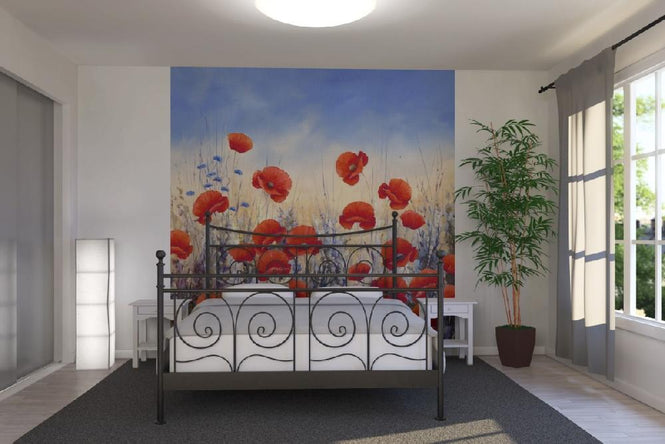 PHOTOWALL / Sunset Poppies (e22130)