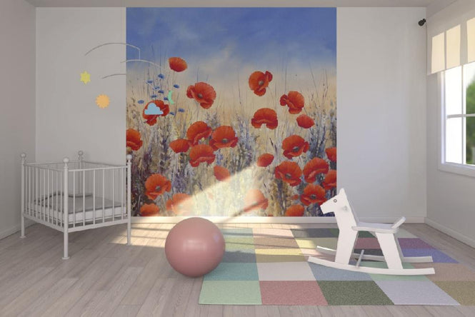 PHOTOWALL / Sunset Poppies (e22130)