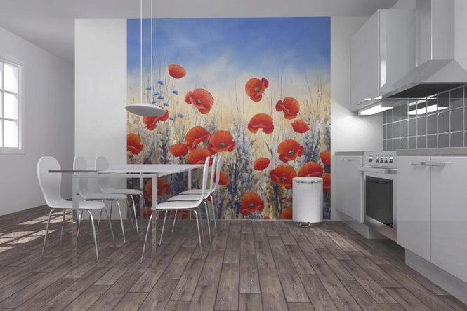 PHOTOWALL / Sunset Poppies (e22130)