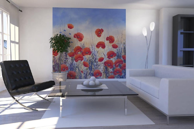 PHOTOWALL / Sunset Poppies (e22130)