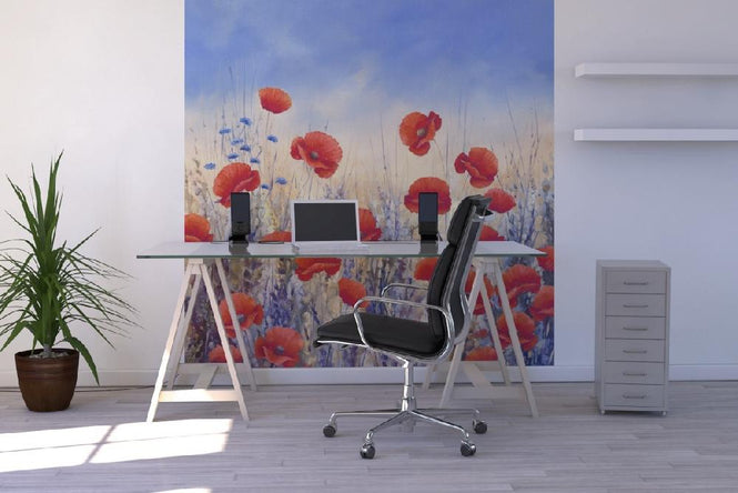 PHOTOWALL / Sunset Poppies (e22130)