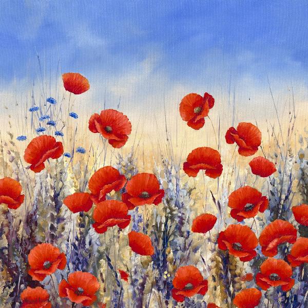 PHOTOWALL / Sunset Poppies (e22130)