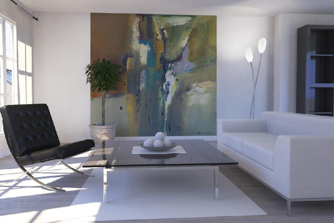 PHOTOWALL / Abstract in Green (e22170)