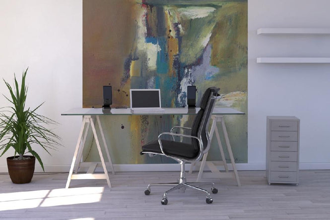 PHOTOWALL / Abstract in Green (e22170)