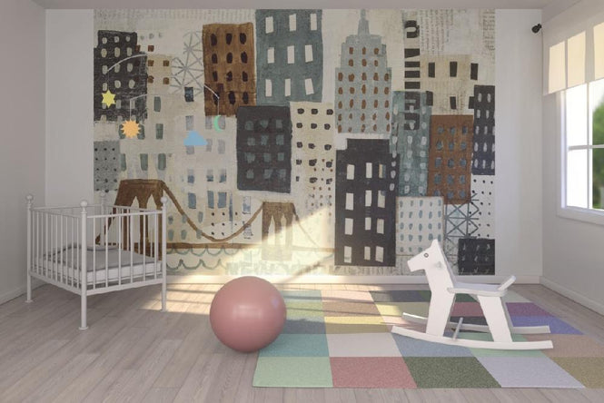 PHOTOWALL / New York Skyline Collage - Grey II (e22267)